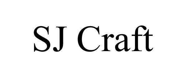 Trademark Logo SJ CRAFT