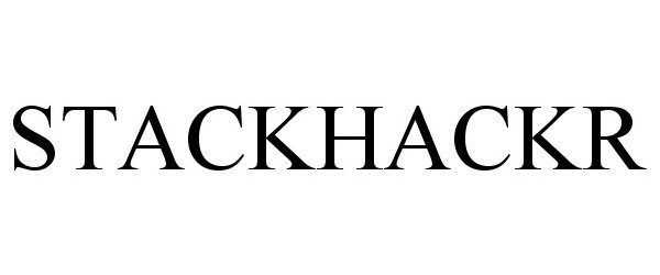 Trademark Logo STACKHACKR