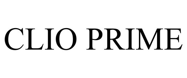 Trademark Logo CLIO PRIME