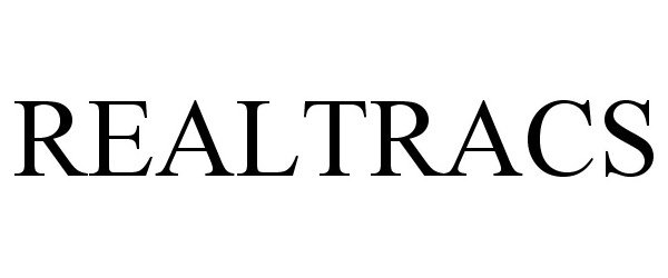 Trademark Logo REALTRACS