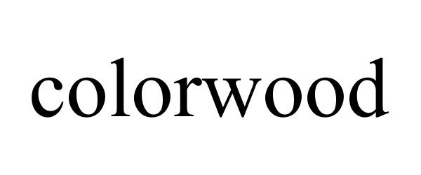 Trademark Logo COLORWOOD