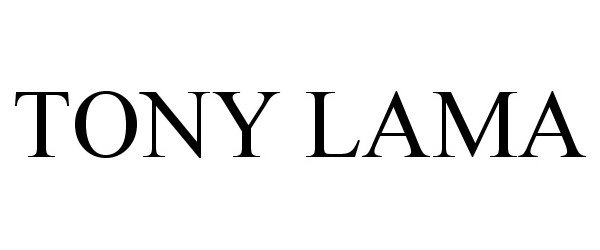 Trademark Logo TONY LAMA