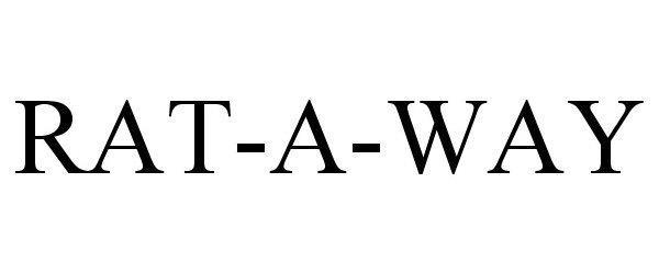 Trademark Logo RAT-A-WAY