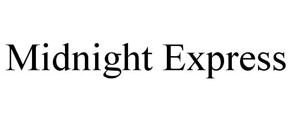 Trademark Logo MIDNIGHT EXPRESS