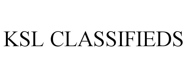 Trademark Logo KSL CLASSIFIEDS