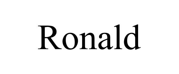 Trademark Logo RONALD