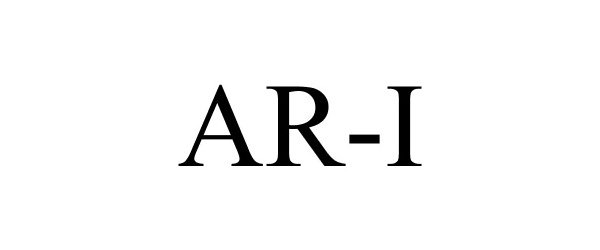 Trademark Logo AR-I