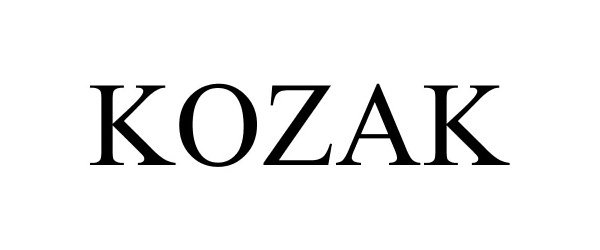 Trademark Logo KOZAK