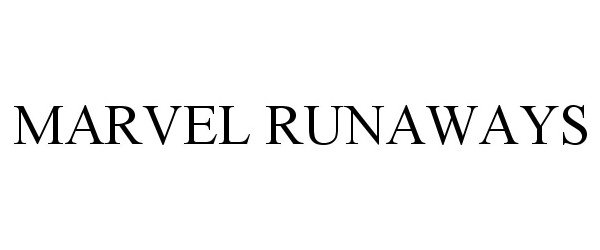 Trademark Logo MARVEL RUNAWAYS