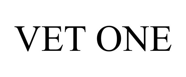 Trademark Logo VET ONE