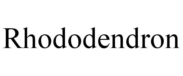 Trademark Logo RHODODENDRON