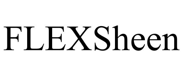 Trademark Logo FLEXSHEEN