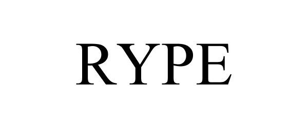 Trademark Logo RYPE