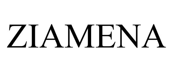 Trademark Logo ZIAMENA