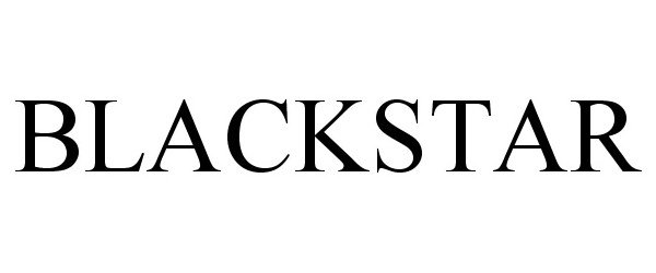 Trademark Logo BLACKSTAR