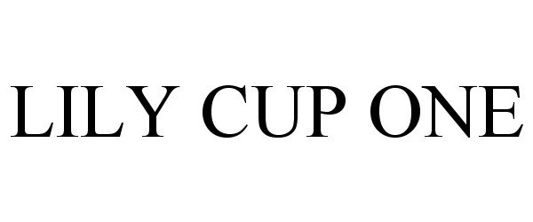  LILY CUP ONE