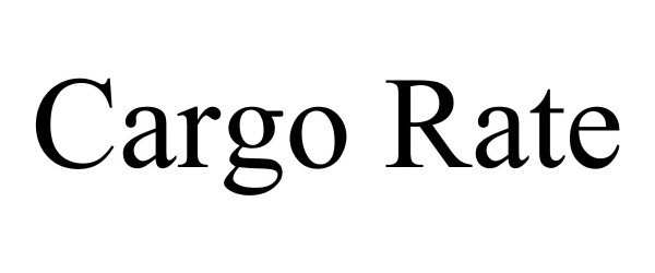 Trademark Logo CARGO RATE