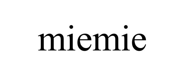 Trademark Logo MIEMIE