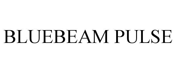 Trademark Logo BLUEBEAM PULSE