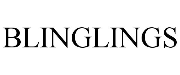 Trademark Logo BLINGLINGS