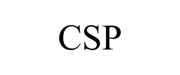 Trademark Logo CSP