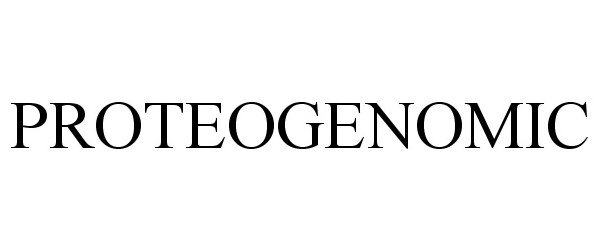 Trademark Logo PROTEOGENOMIC