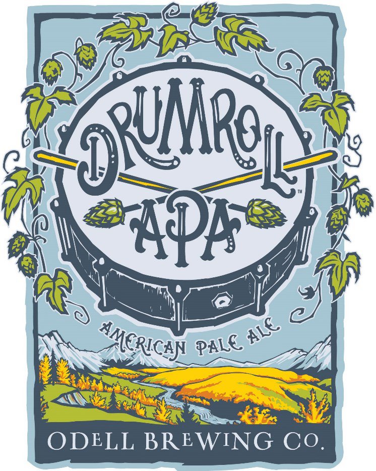  DRUMROLL APA AMERICAN PALE ALE ODELL BREWING CO.