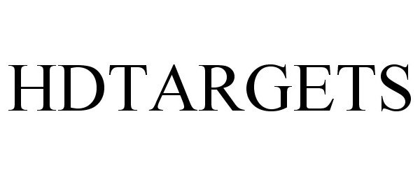 Trademark Logo HDTARGETS