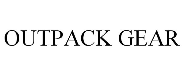 Trademark Logo OUTPACK GEAR