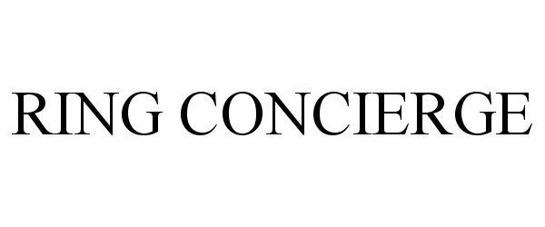 Trademark Logo RING CONCIERGE