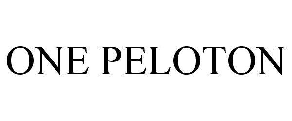 Trademark Logo ONE PELOTON