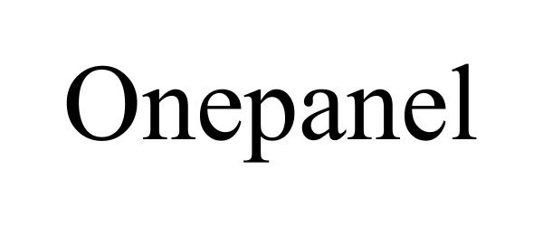 Trademark Logo ONEPANEL