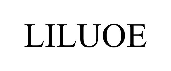 Trademark Logo LILUOE