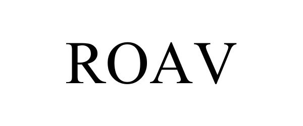 Trademark Logo ROAV