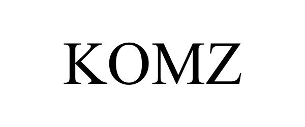 Trademark Logo KOMZ