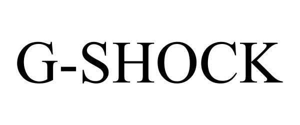 Trademark Logo G-SHOCK