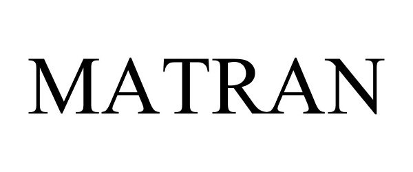 Trademark Logo MATRAN