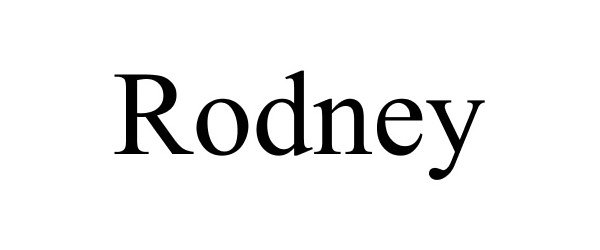 Trademark Logo RODNEY