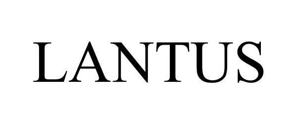 Trademark Logo LANTUS