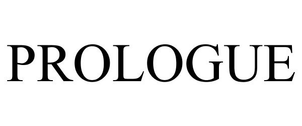 Trademark Logo PROLOGUE