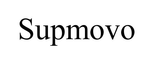 Trademark Logo SUPMOVO