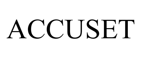 Trademark Logo ACCUSET