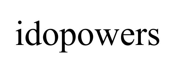 Trademark Logo IDOPOWERS