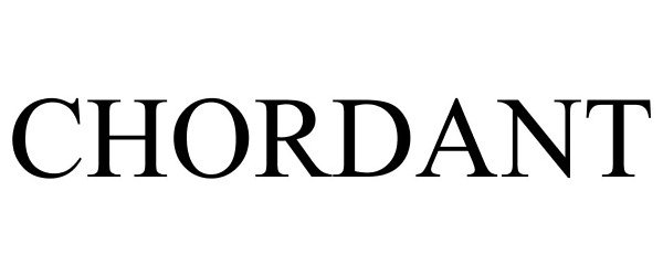 Trademark Logo CHORDANT