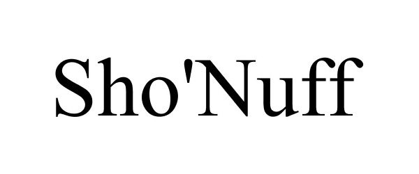 Trademark Logo SHO'NUFF
