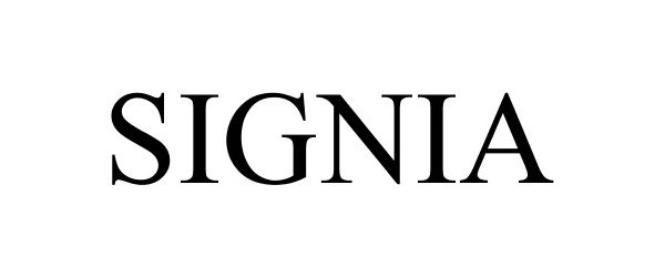 Trademark Logo SIGNIA