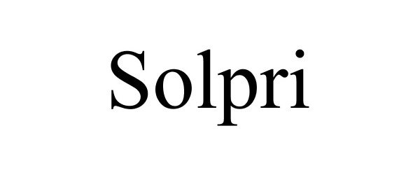 Trademark Logo SOLPRI