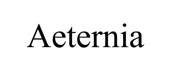 Trademark Logo AETERNIA