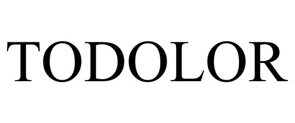 Trademark Logo TODOLOR