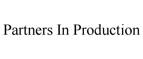  PARTNERS IN PRODUCTION